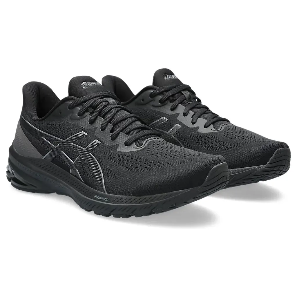 Asics GT-1000 12 Mens Running Shoes in Black/Carrier Grey, Size US 11.5