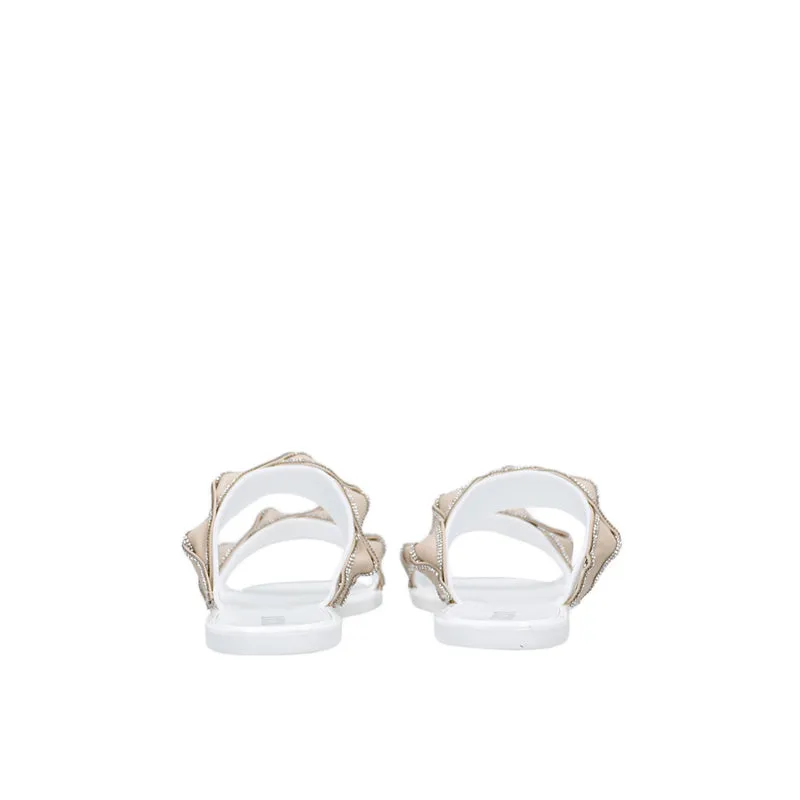 GL323-WHT Women's Flat Sandals - White