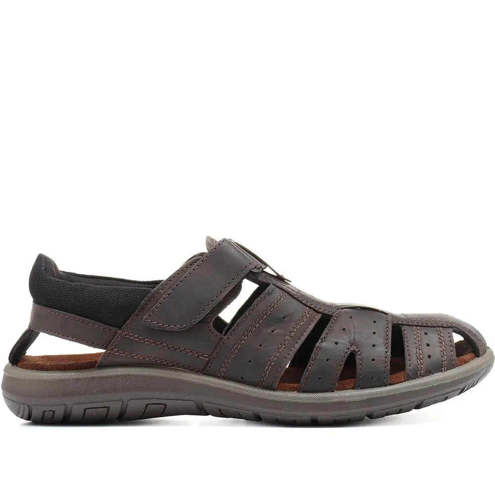 Leather Touch Fastening Sandal - DDIN31013 / 317 730