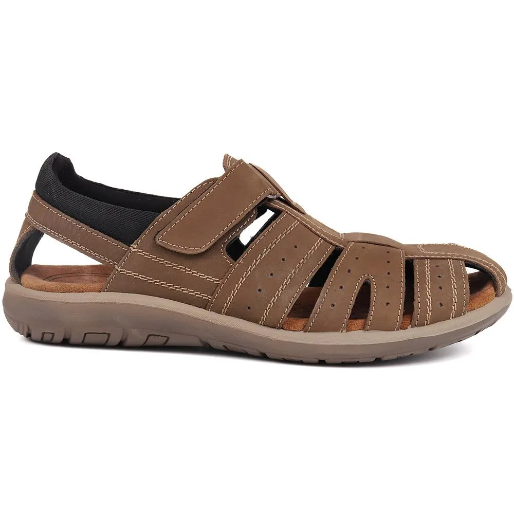 Leather Touch Fastening Sandal - DDIN31013 / 317 730