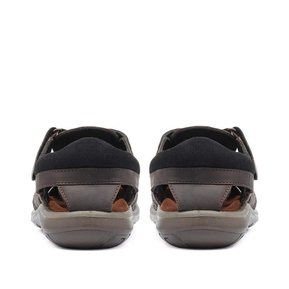 Leather Touch Fastening Sandal - DDIN31013 / 317 730
