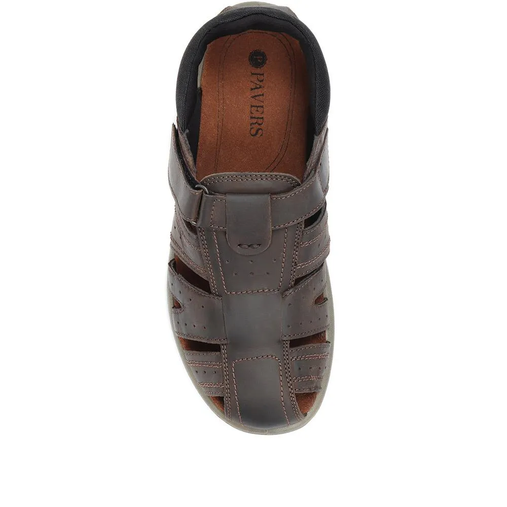 Leather Touch Fastening Sandal - DDIN31013 / 317 730