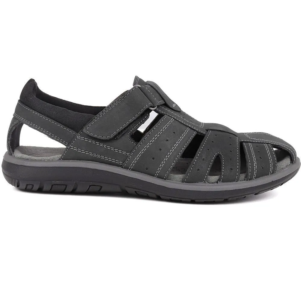 Leather Touch Fastening Sandal - DDIN31013 / 317 730