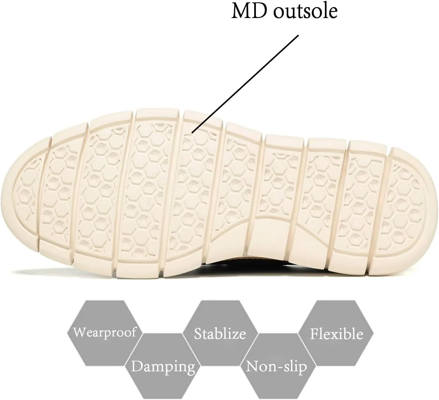 Mens Casual Dress Shoes Fashion Walking Sneakers Mesh Business Oxfords Work Lightweight Soft Sole