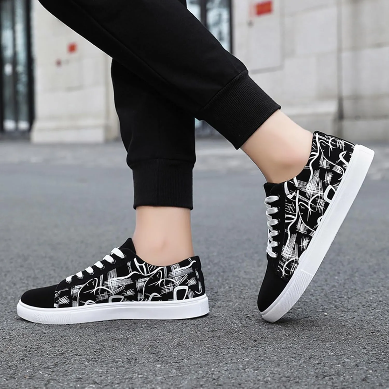 Men's Walking Shoes Athletic Shoes Mens Running Shoes Slip-On Tennis Shoes Non Slip Workout Sneakers for Walking
