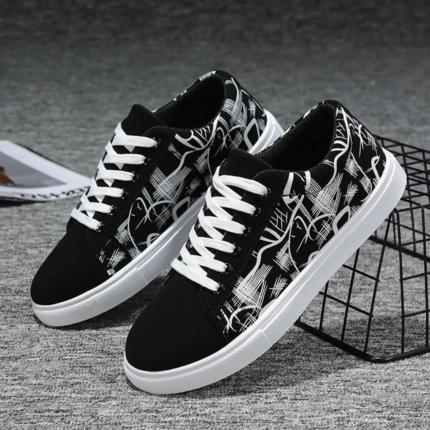 Men's Walking Shoes Athletic Shoes Mens Running Shoes Slip-On Tennis Shoes Non Slip Workout Sneakers for Walking