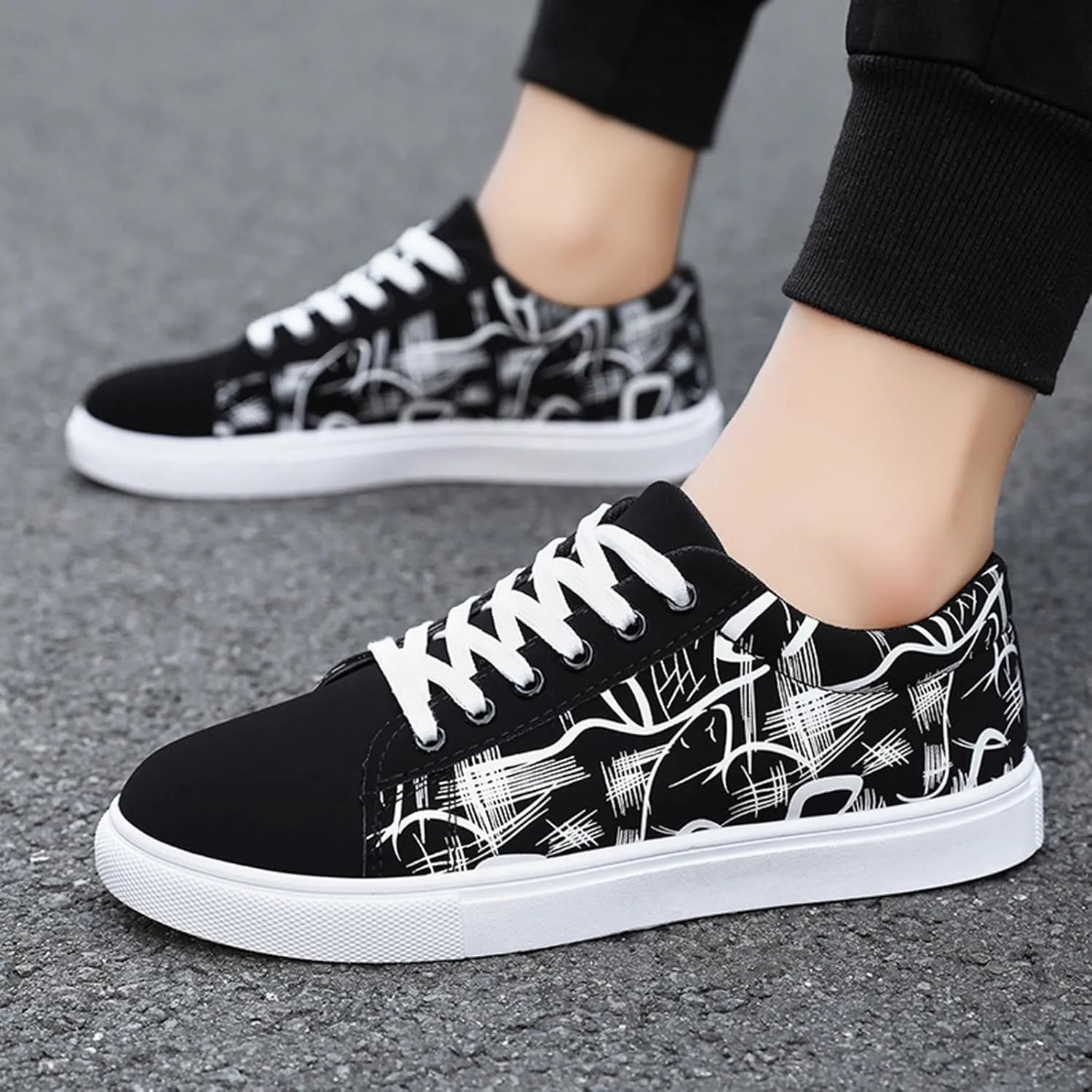 Men's Walking Shoes Athletic Shoes Mens Running Shoes Slip-On Tennis Shoes Non Slip Workout Sneakers for Walking