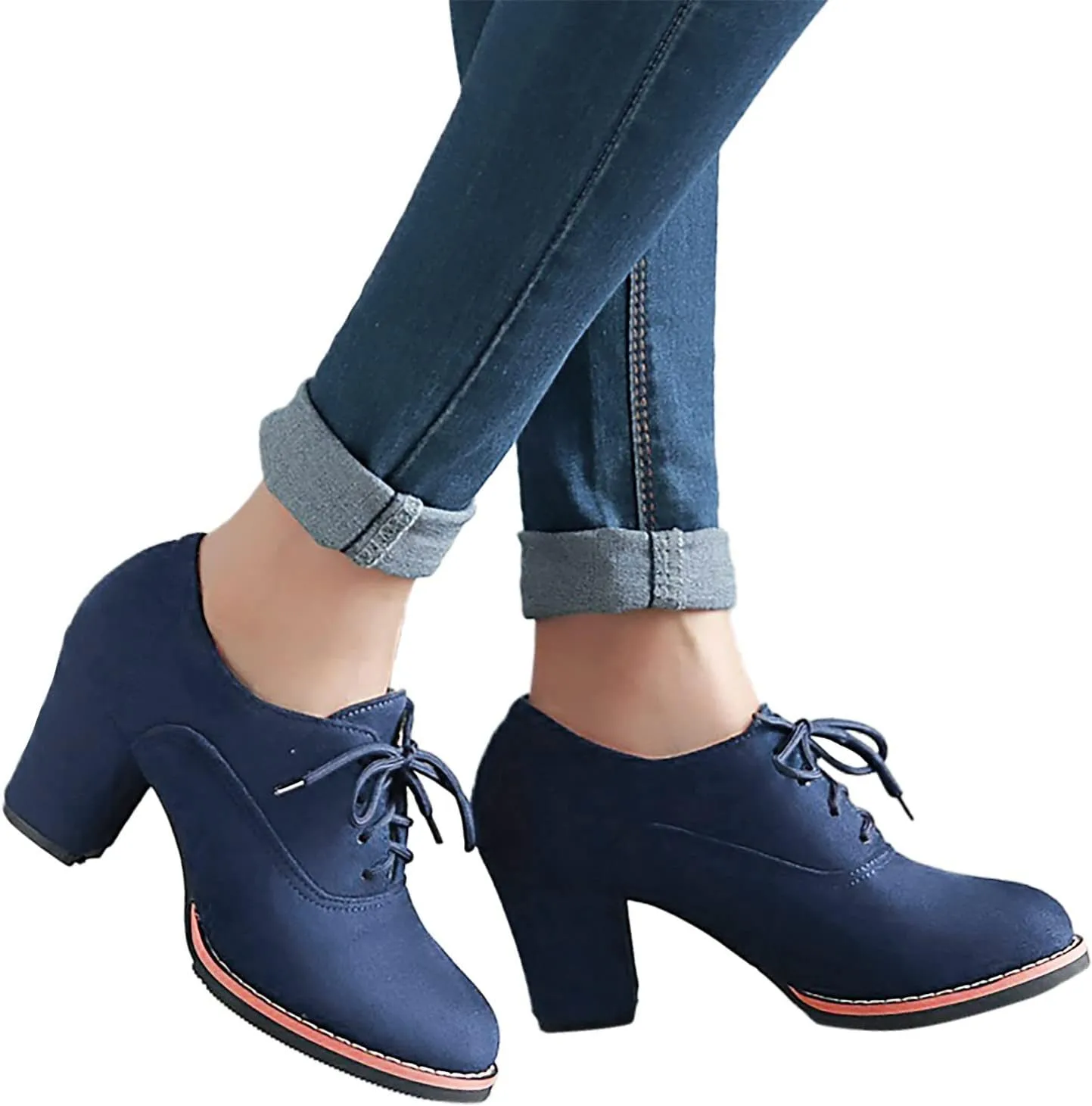 Platform Boots for Women Ankle Comfortable Booties for Women Mens Casual Boots Leather Womens Work Boot Flat Heel Closed Toe Pointed Toe Mid Heel Slip On