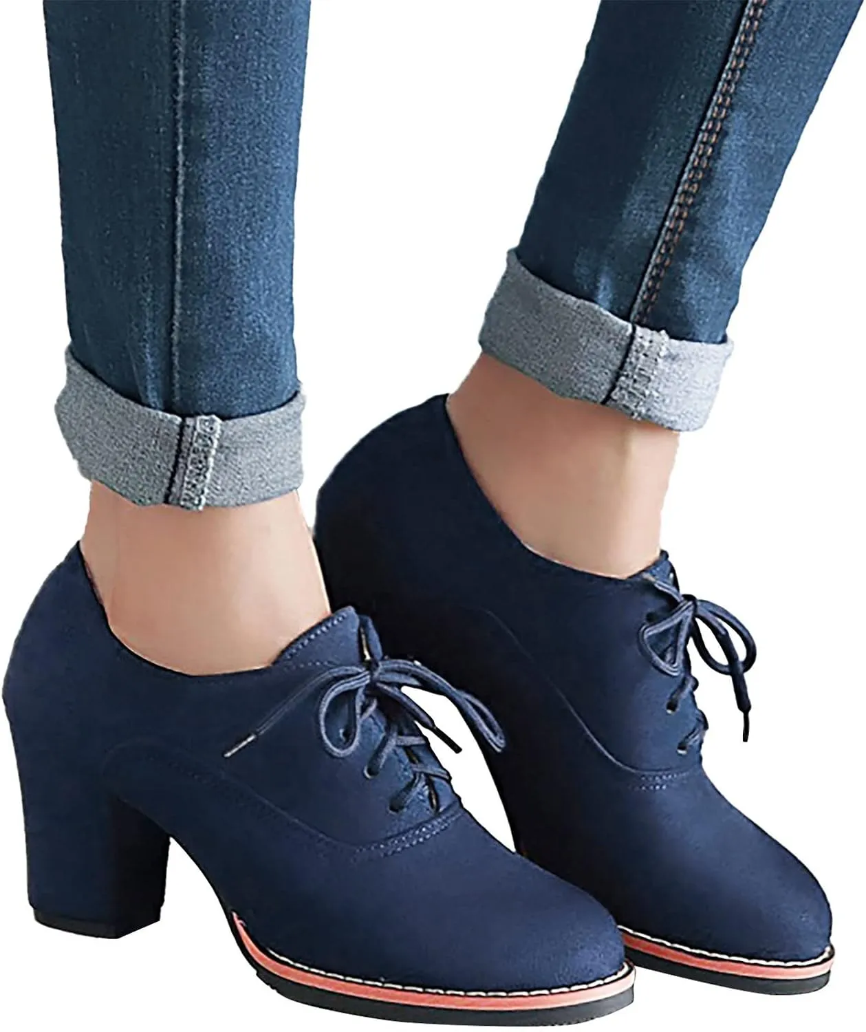 Platform Boots for Women Ankle Comfortable Booties for Women Mens Casual Boots Leather Womens Work Boot Flat Heel Closed Toe Pointed Toe Mid Heel Slip On