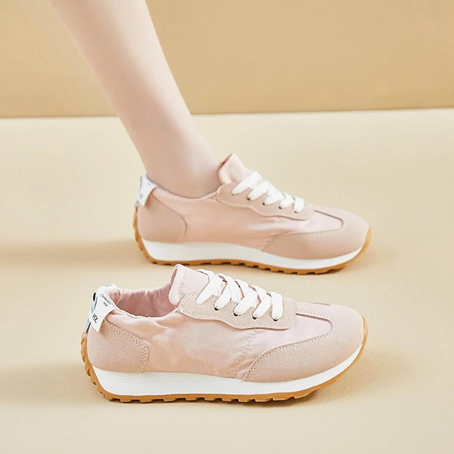 Tennis Shoes Womens Walking Casual Fashion Lace Up Sport Sneakers Comfortable Lightweight Workout Running Shoes
