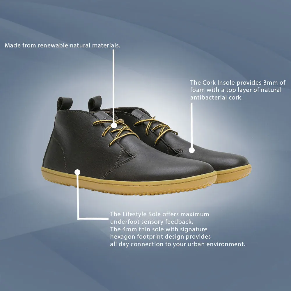 Mens Vivobarefoot Gobi III Shoes - Bracken Brown, Minimalist Style