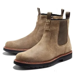 West Louis Comfortable Suede Ankle British Chelsea Boots