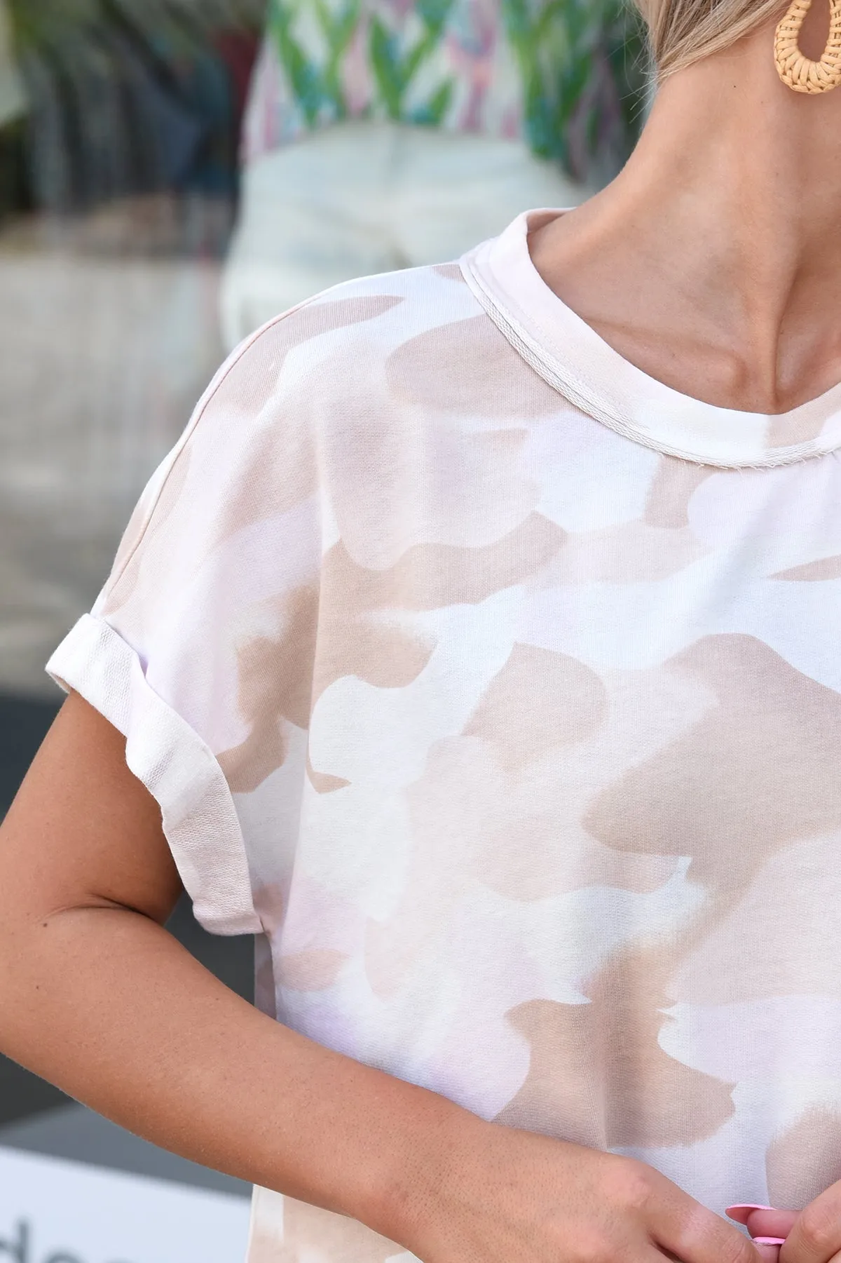 Z SUPPLY AGNES CAMO TERRY DRESS